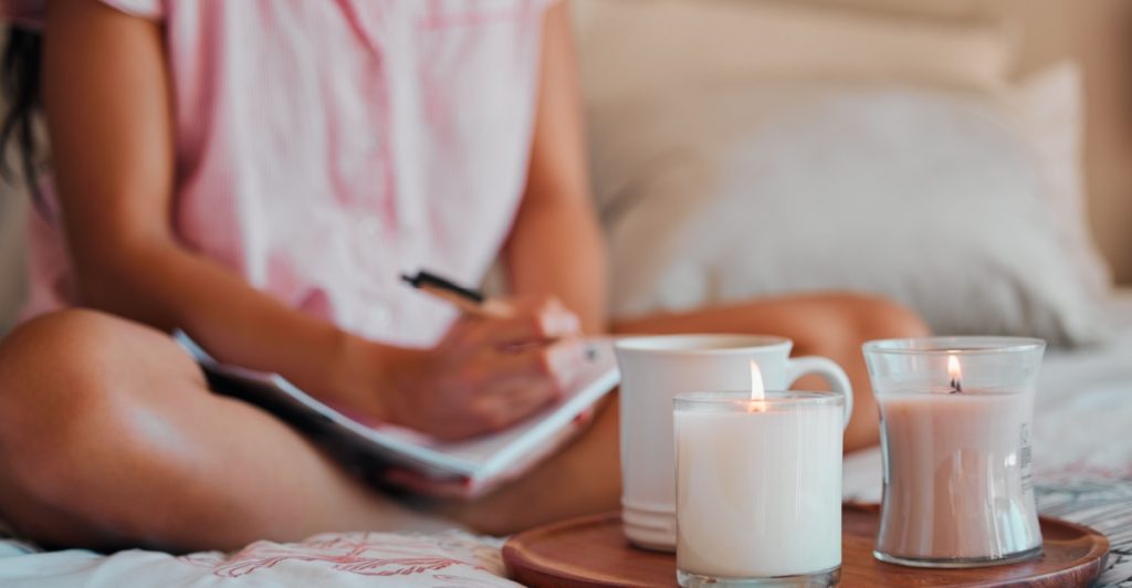 Going to bed, sleep, calming down, dagbok, dagbok