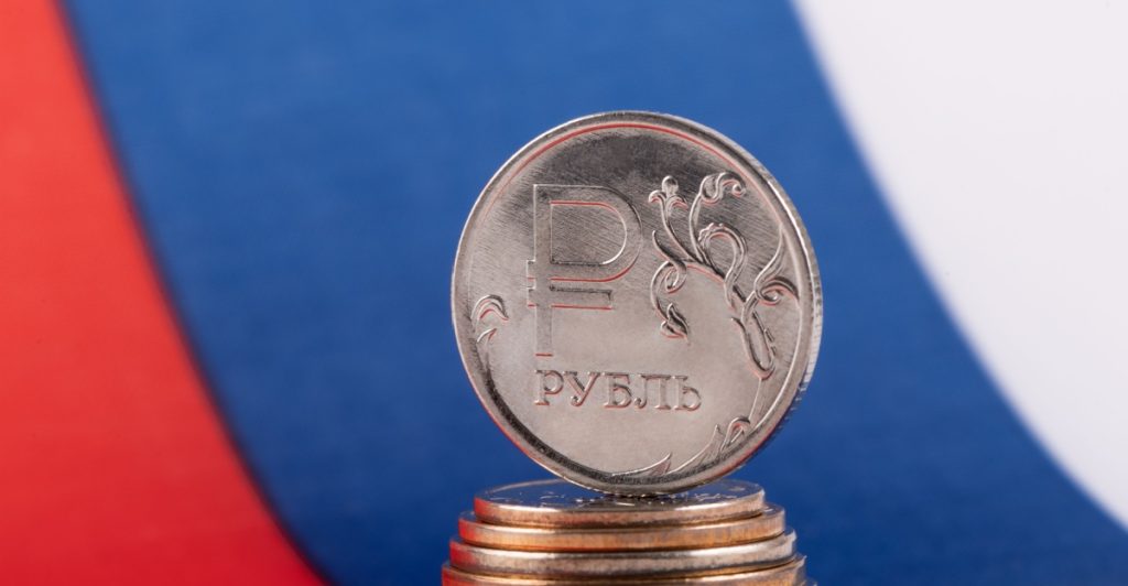 Russian money, rubel