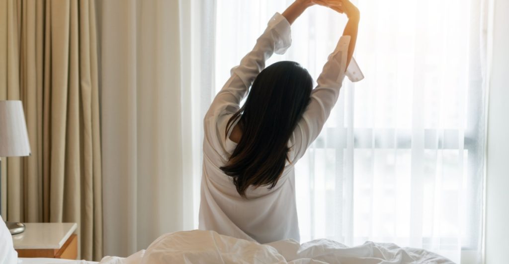 Morning stretch, morning yoga