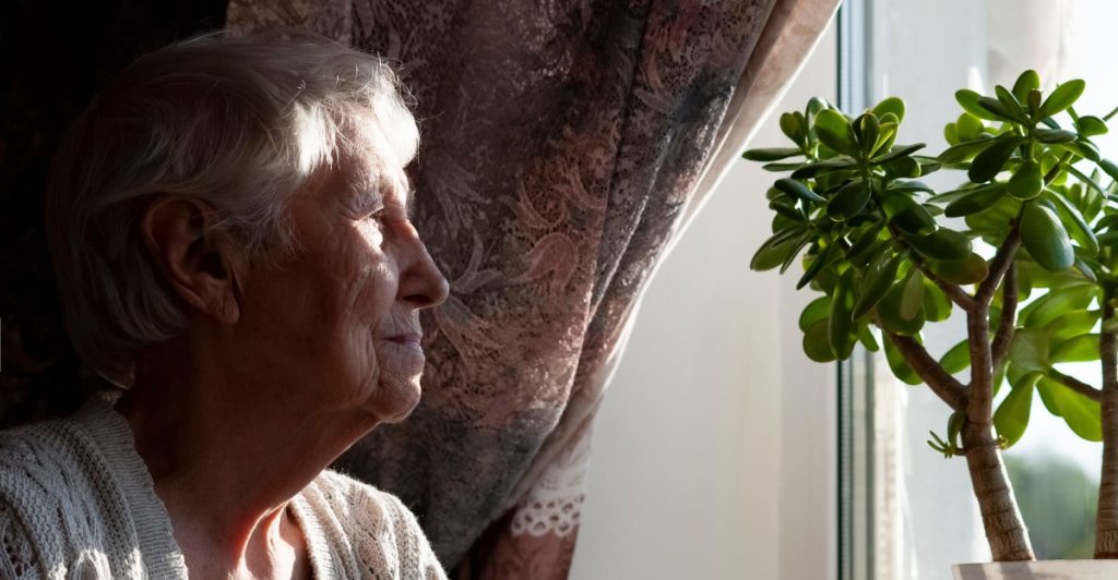 Old woman, äldre person
