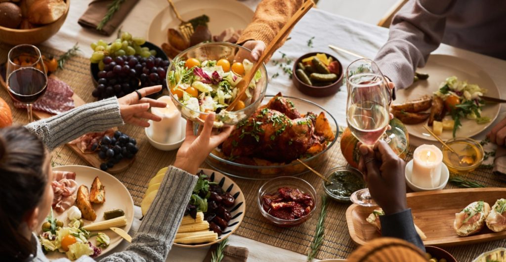 Middag, dinner, fall, höst