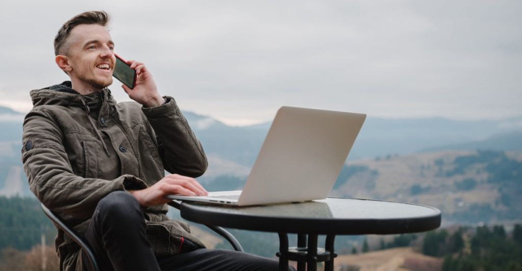 Working outside, outdoor, jobba utomhus