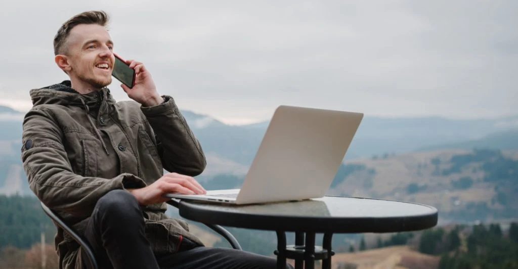 Working outside, outdoor, jobba utomhus