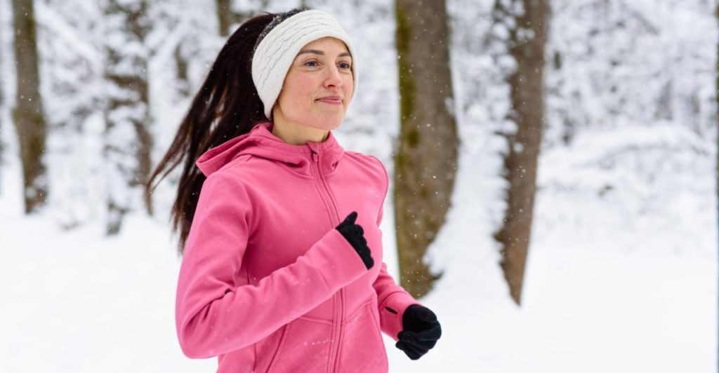 Running, winter