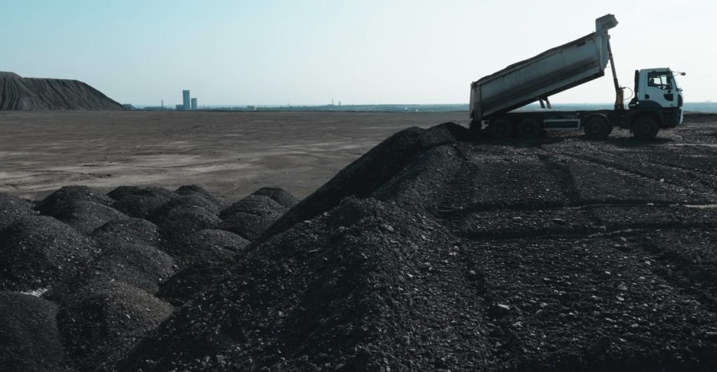 Coal mine Donbas, kol, kul