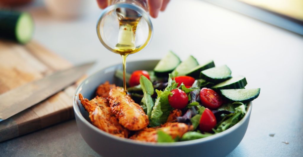 Healthy food, salad, sallad
