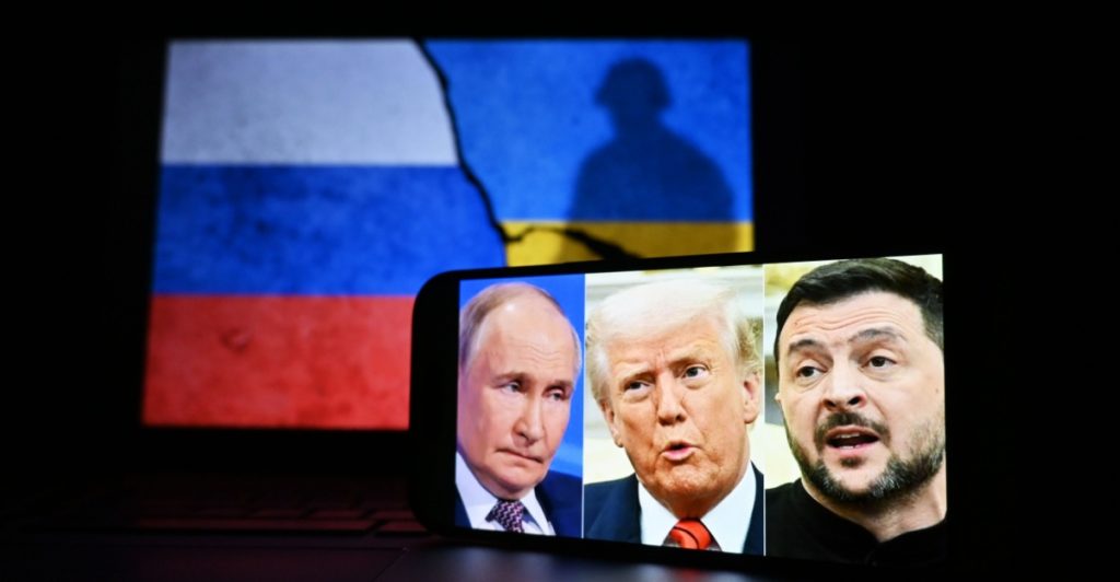 Zelenskyj, Trump, Putin