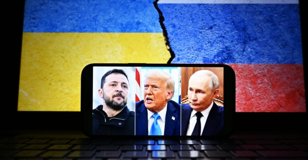 Donald Trump, Zelenskyj, Putin
