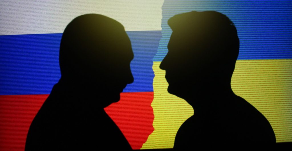 Ceasfire, Ukraine, Russia, Silhouettes