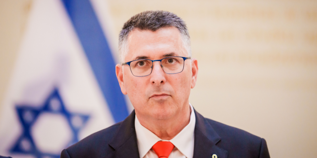 Gideon Sa’ar, Israel’s foreign affairs minister