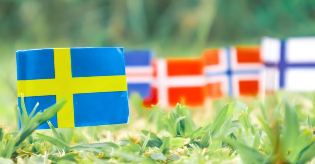 Sverige, svenska flaggan, norden