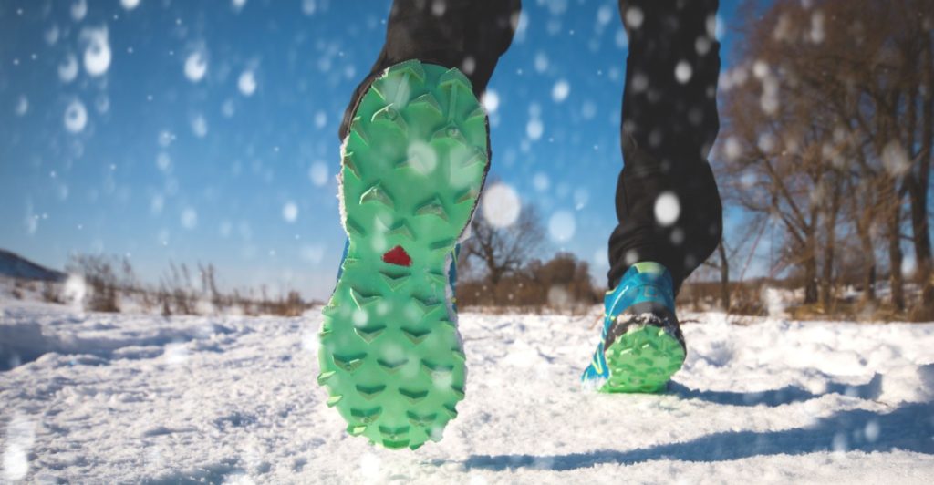 Snow, winter, running