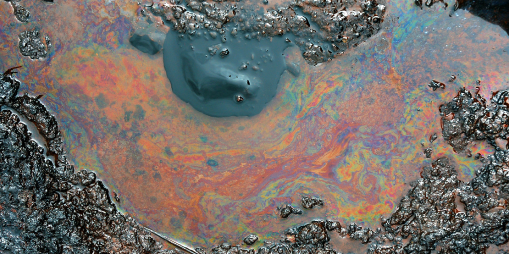 Oil, water, leak