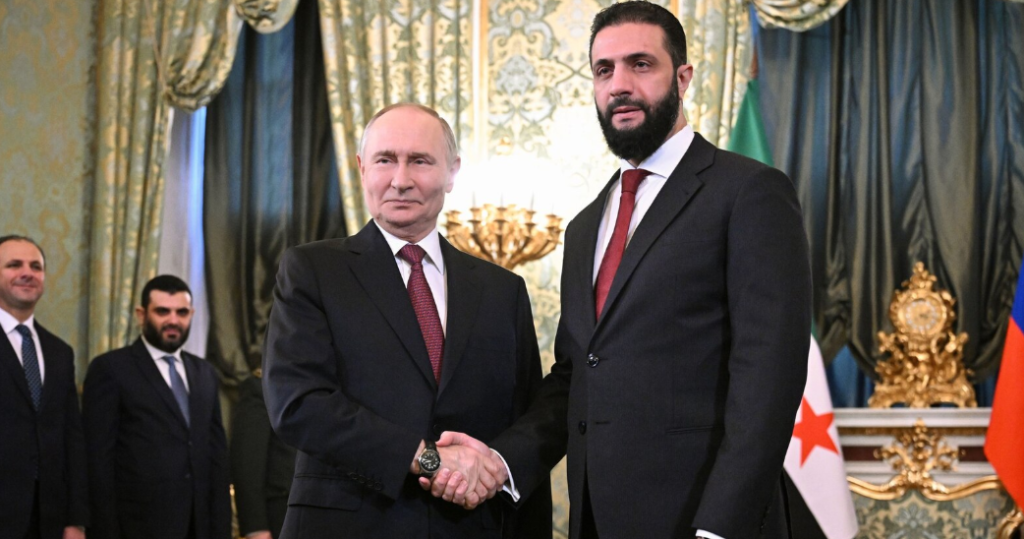Vladimir Putin, Ahmed al-Sharaa