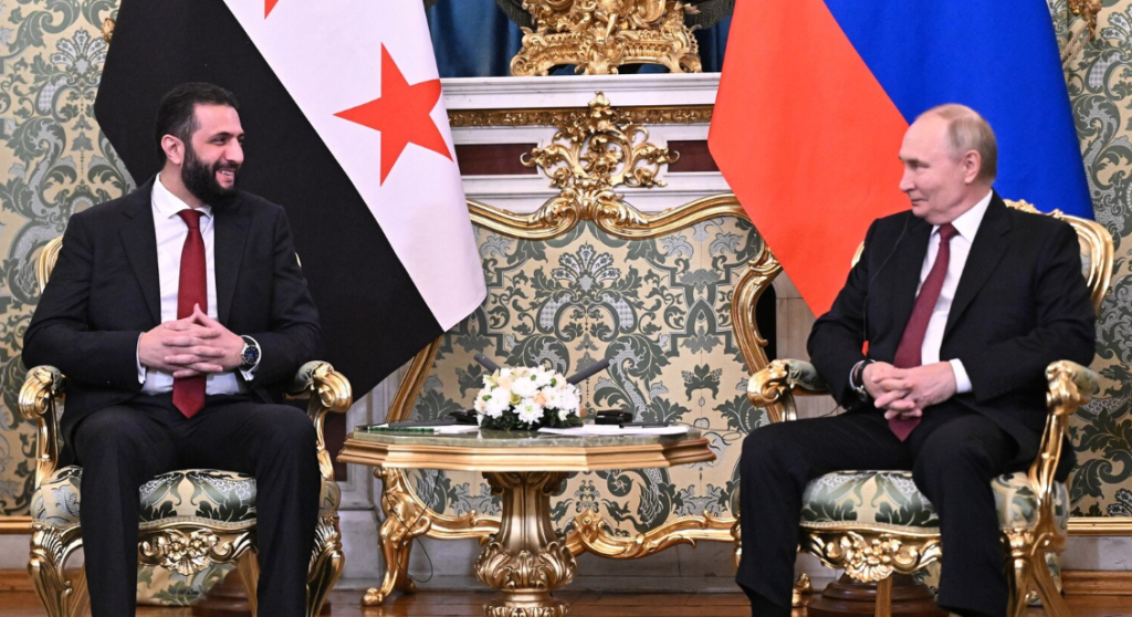 Vladimir Putin, Ahmed al-Sharaa