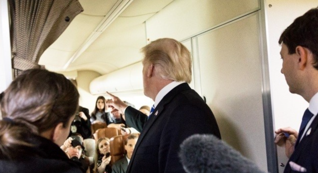 Donald Trump, Air force one