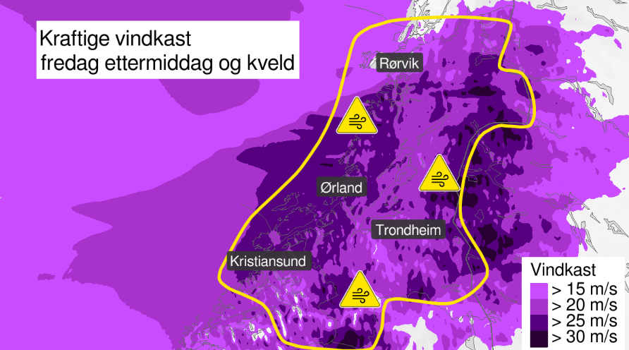 vindkast, Norge