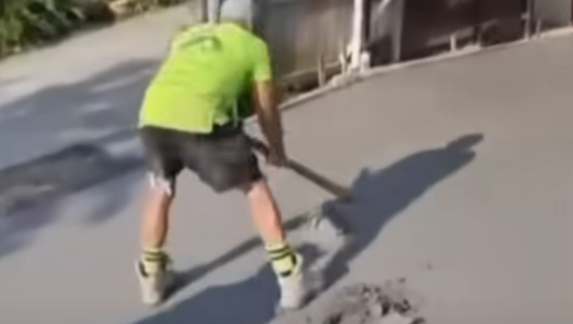 Håndværker concrete