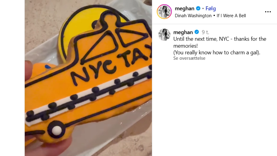 Meghan markle new york cookies