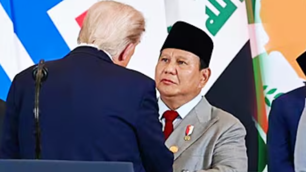 Prabowo Subianto, Donald Trump