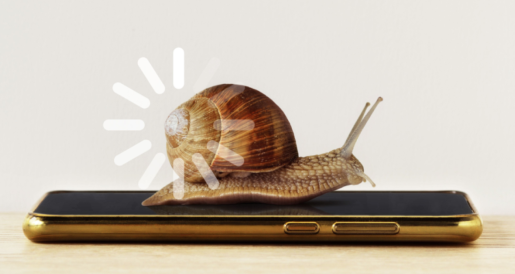 Slow phone, langsom telefon