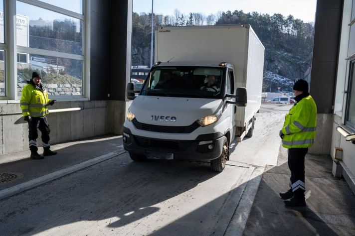 varebil, statens vegvesen, kontroll, varevogn, lille lastebil, truck