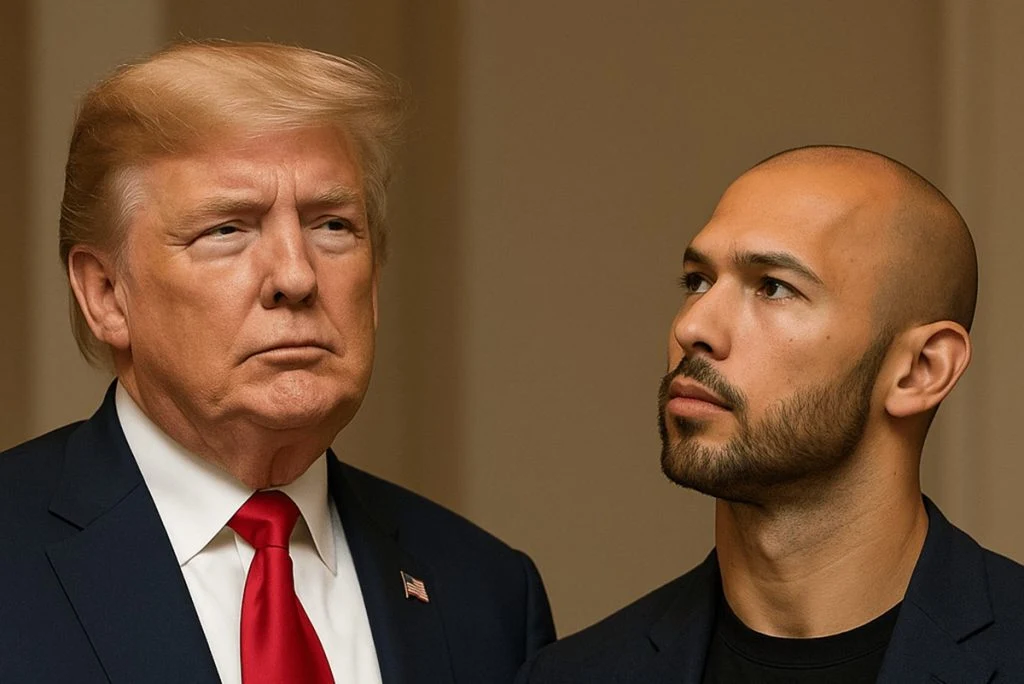 Trump rejects blackmail attempt from jailed Tate brothers