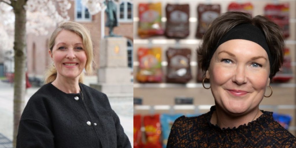 Gro Kvanvig, rådgiver i Kulturdirektørens stab Kristiansand kommune, Daglig leder i KinoSør, Kristine Røed Rosseland (t.h)