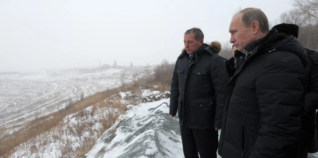 Vladimir_Putin_2012_Korkino with Konstantin Strukov