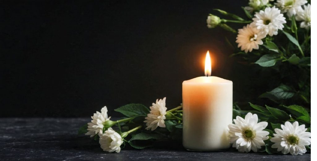 candle light flowers