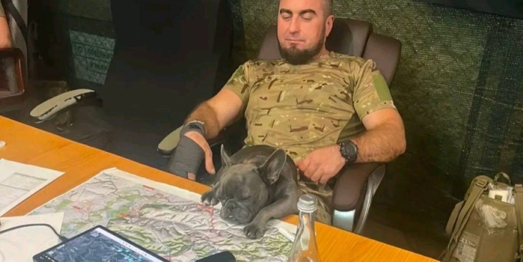 ukrainian soldier dog ukraine war