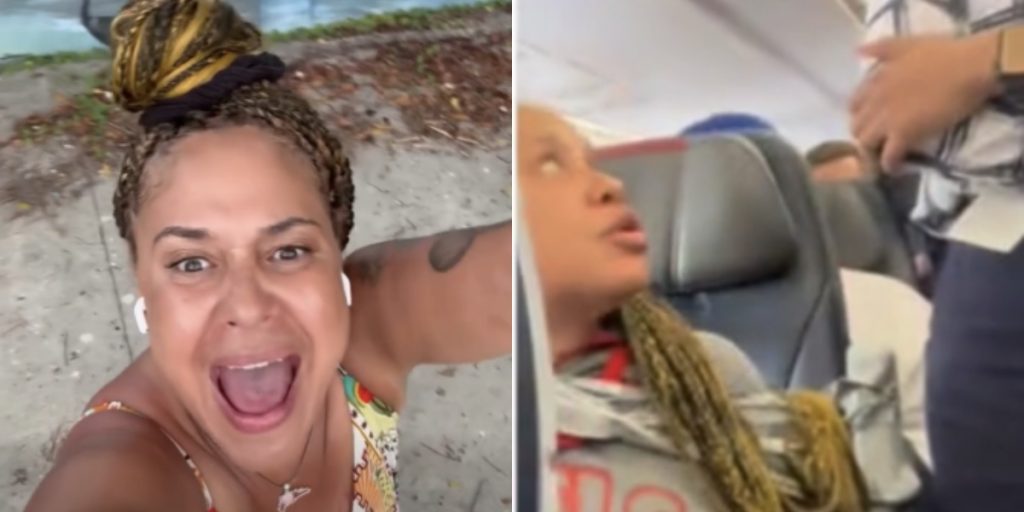 Flypassager gik amok på personalet: Var nødt til at tape hende fast til sædet