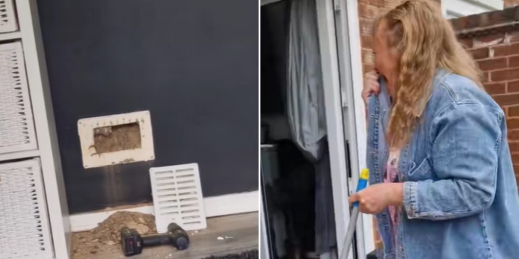 Kvinde hørte noget rasle i væggen: Var slet ikke forberedt på, hvad hun fandt