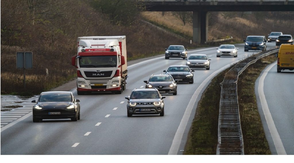 highway cars tesla
