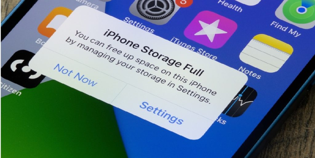 iphone storage space