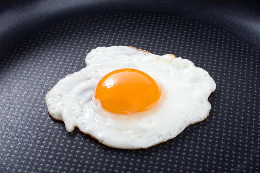 Fried,Egg,In,A,Pan