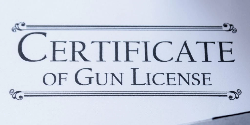 Certificate Gun/Certifikat pistol