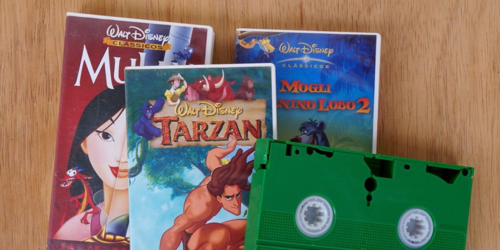 disney VHS Tarzan Mulan