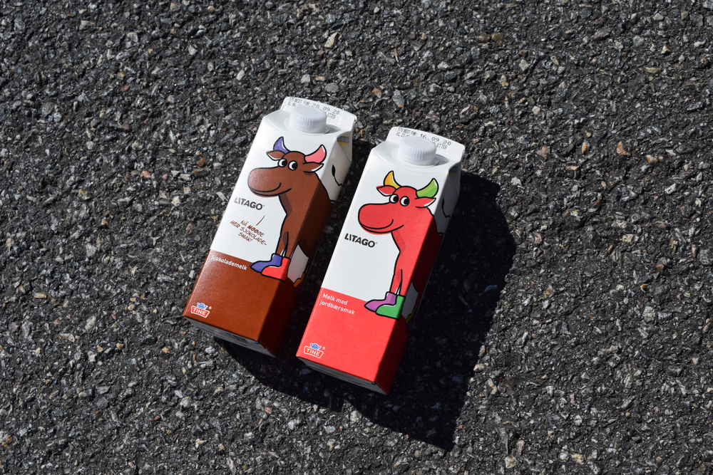 Tine,Litago,Sjokolademelk,jordbærmelk