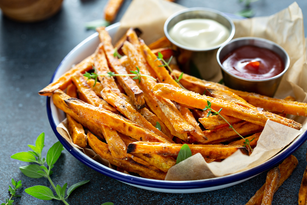 Sprø søtpotetfries – et sunnere alternativ til pommes frites
