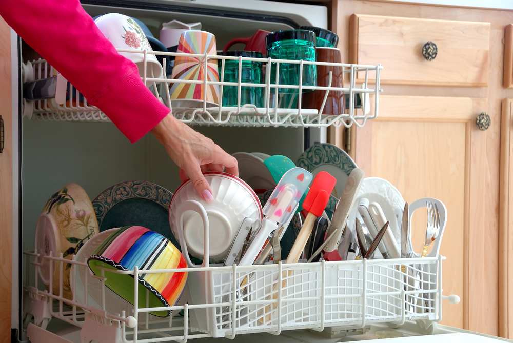 Dishwasher, dirty dishes, opvaskmaskine, oppvaskmaskin