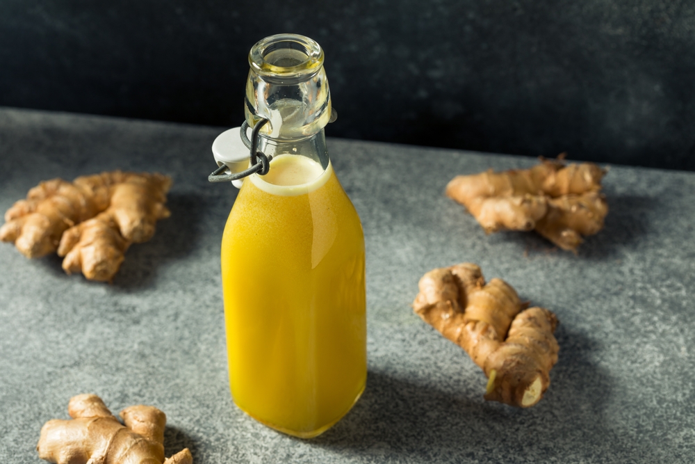 Healthy,Homemade,Ginger,Root,Simple,Syrup,In,A,Bottle