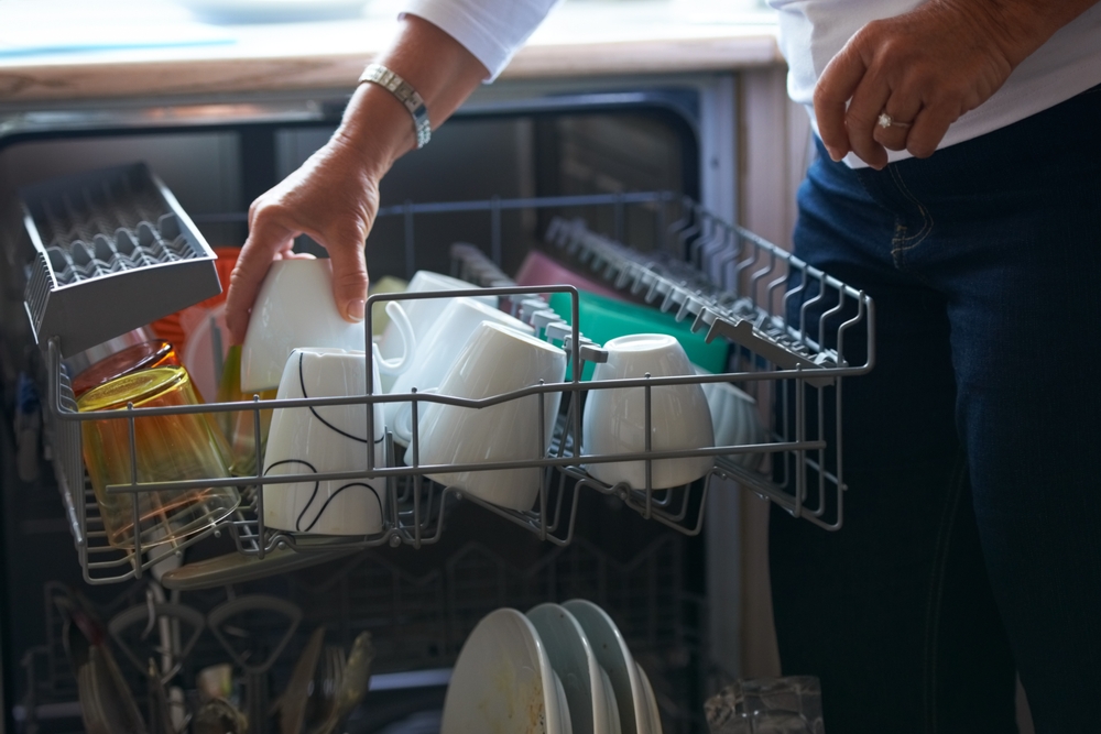 Dishwasher, dirty dishes, opvaskmaskine, oppvaskmaskin