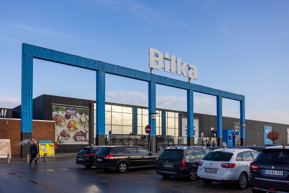 Næstved,,Denmark,-,10.28.2022:,A,Photo,Of,Bilka,Sign,Representing