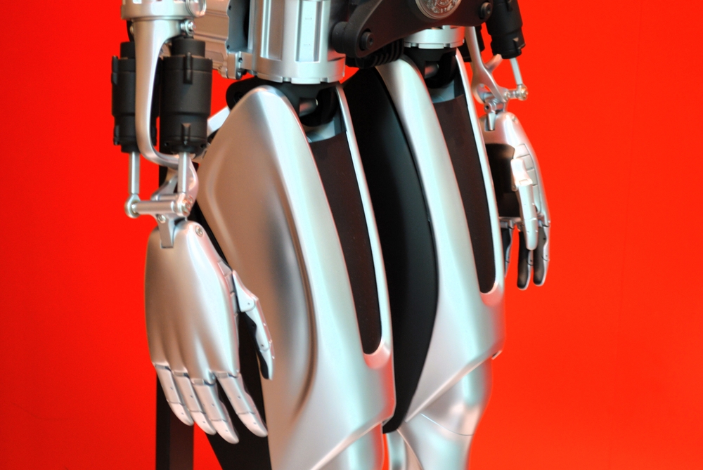 Futuristic,Tesla,Bot,Optimus,Humanoid,Autonomous,Robot,Close,Up,AI