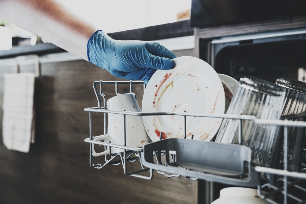 Dishwasher, dirty dishes, opvaskmaskine, oppvaskmaskin