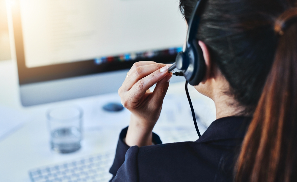 Woman, Headset, Callcenter, Hotline, Kvinde, Medarbejder