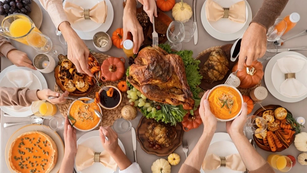 autumn dinner party
