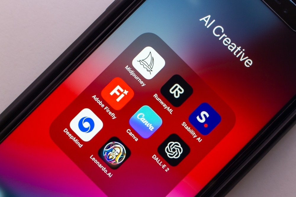 iPhone, Apps, Creative, Design, Canva, Deepmind, Midjourney, Adobe, Dall-e, Deepmind, AI, Generative AI