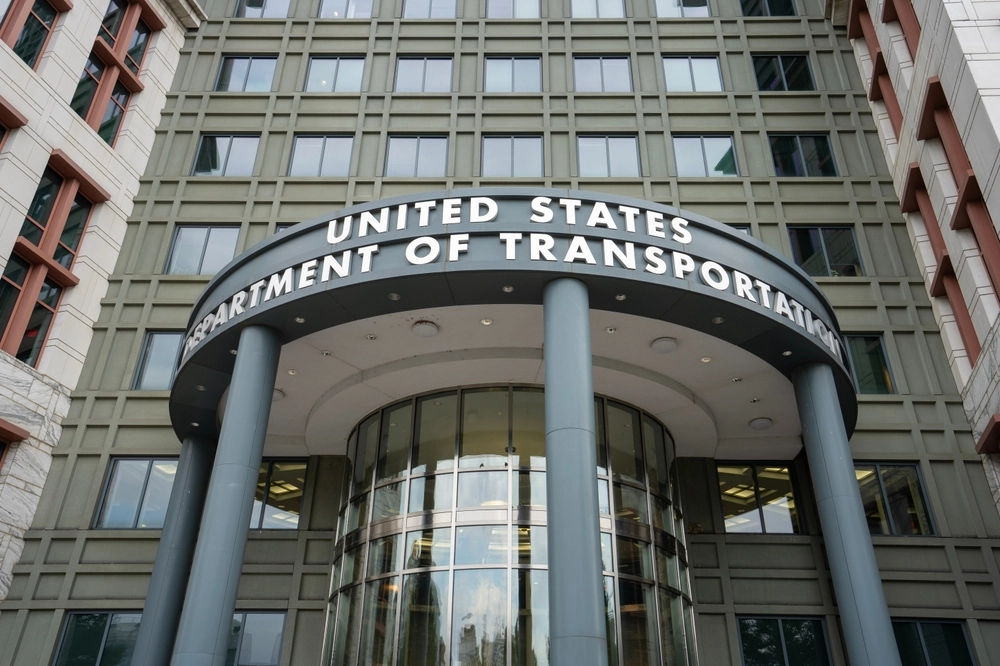 The headquarters building of the U.S. Department of Transportation (DOT) in Washington, DC